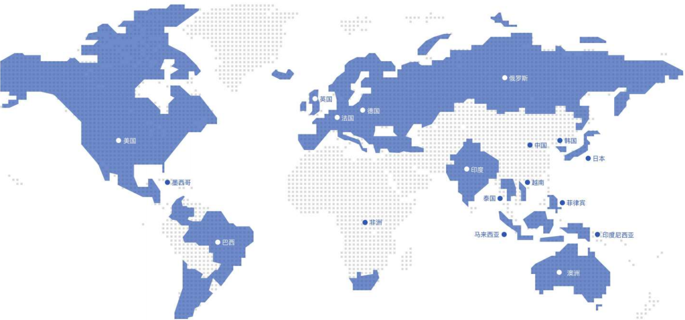 Global Pet Product Exporter map