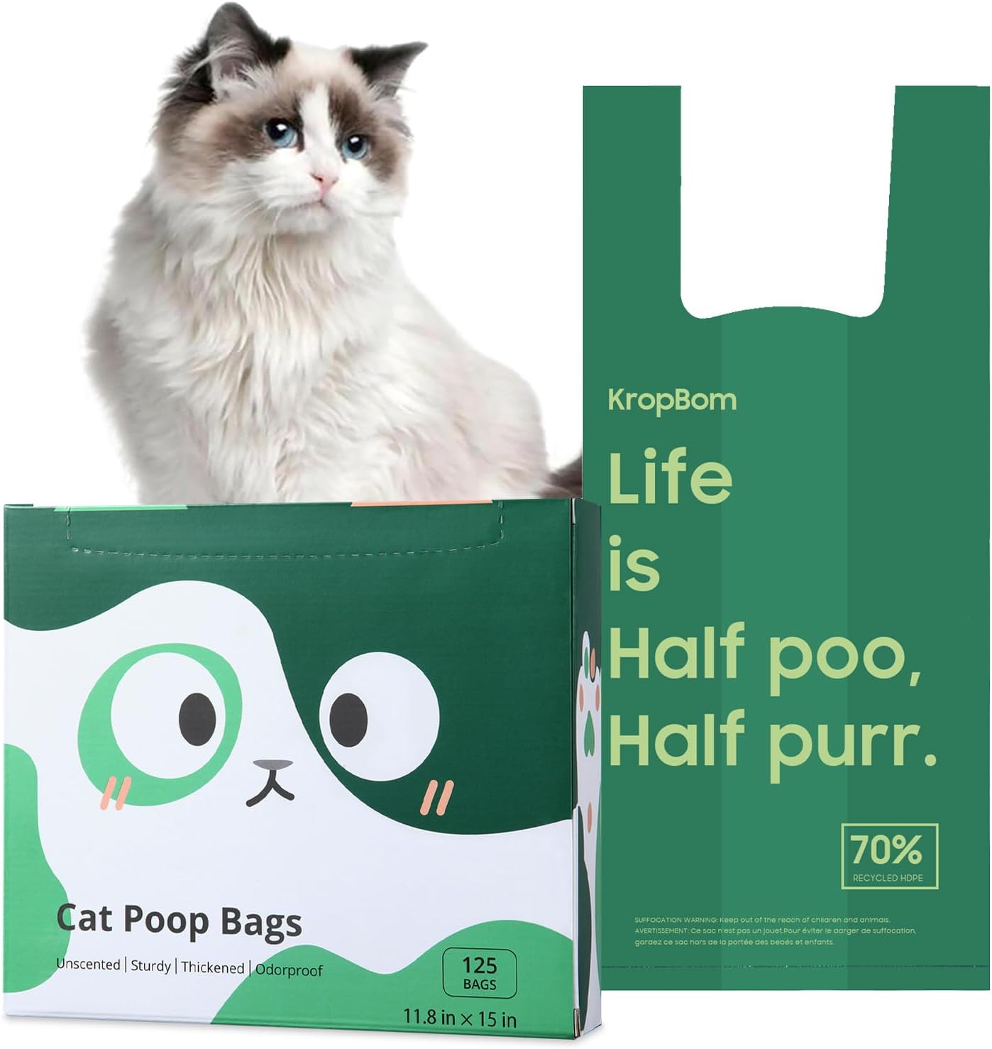 Cat Litter Bags with Handle