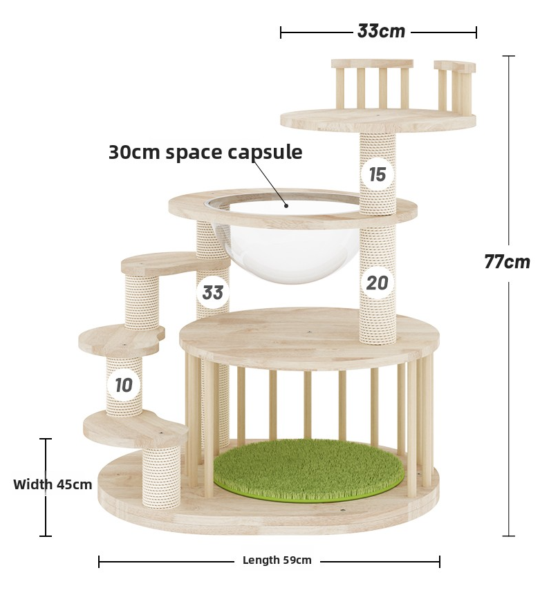 Low-Legged Cat Tower - 图片 2