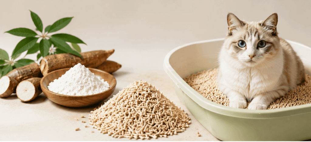 Why is Cassava Cat Litter Becoming a New Choice in the High-end Cat Litter Market?​