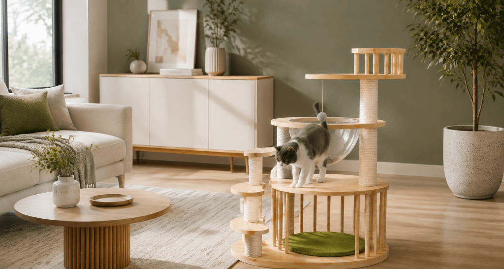 Why Low-Legged Cat Towers Are Becoming a New Choice in the Modern Pet Furniture Market?