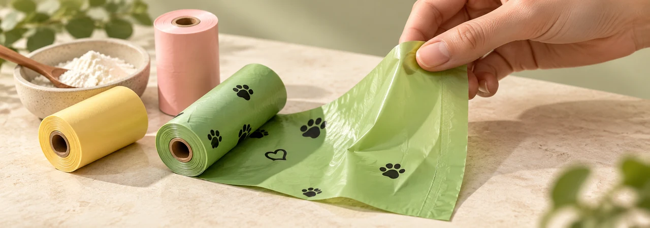PBAT and cornstarch compostable film