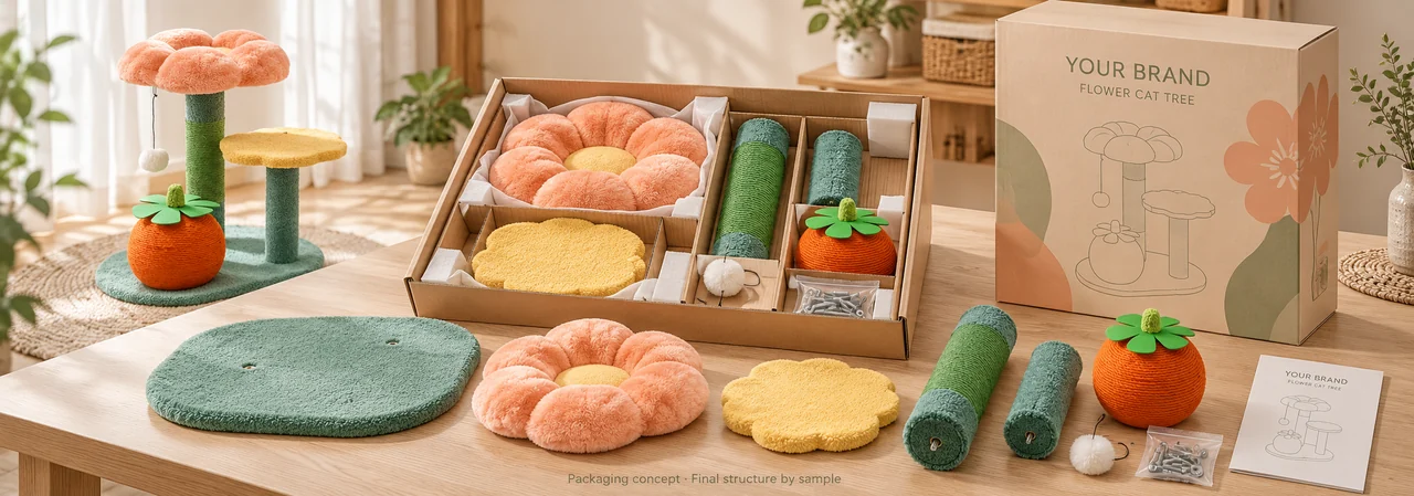 flat-pack structure, protective packaging and retail carton