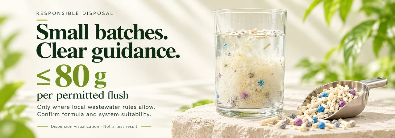 Small-batch water dispersion for permitted disposal
