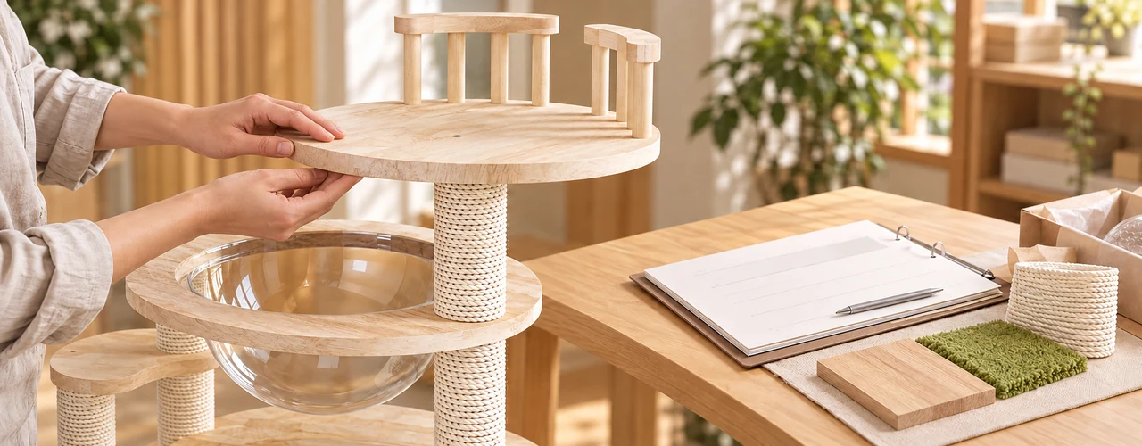 Structure options, finishes, textiles, and branded packaging
