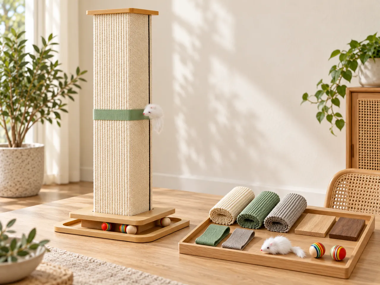 Vertical cat scratching post — product image 2